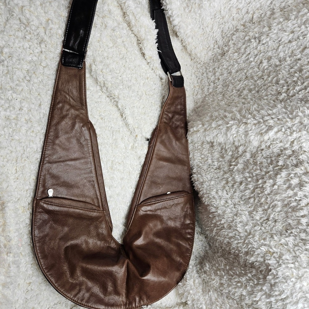 Sash Genuine Leather Multi-use Low Profile Sling Bag